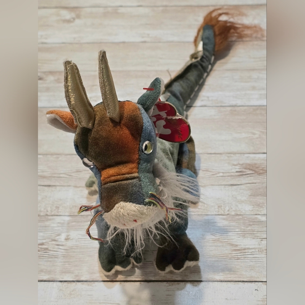 Ty Multicolor Dragon Stuffed Animal